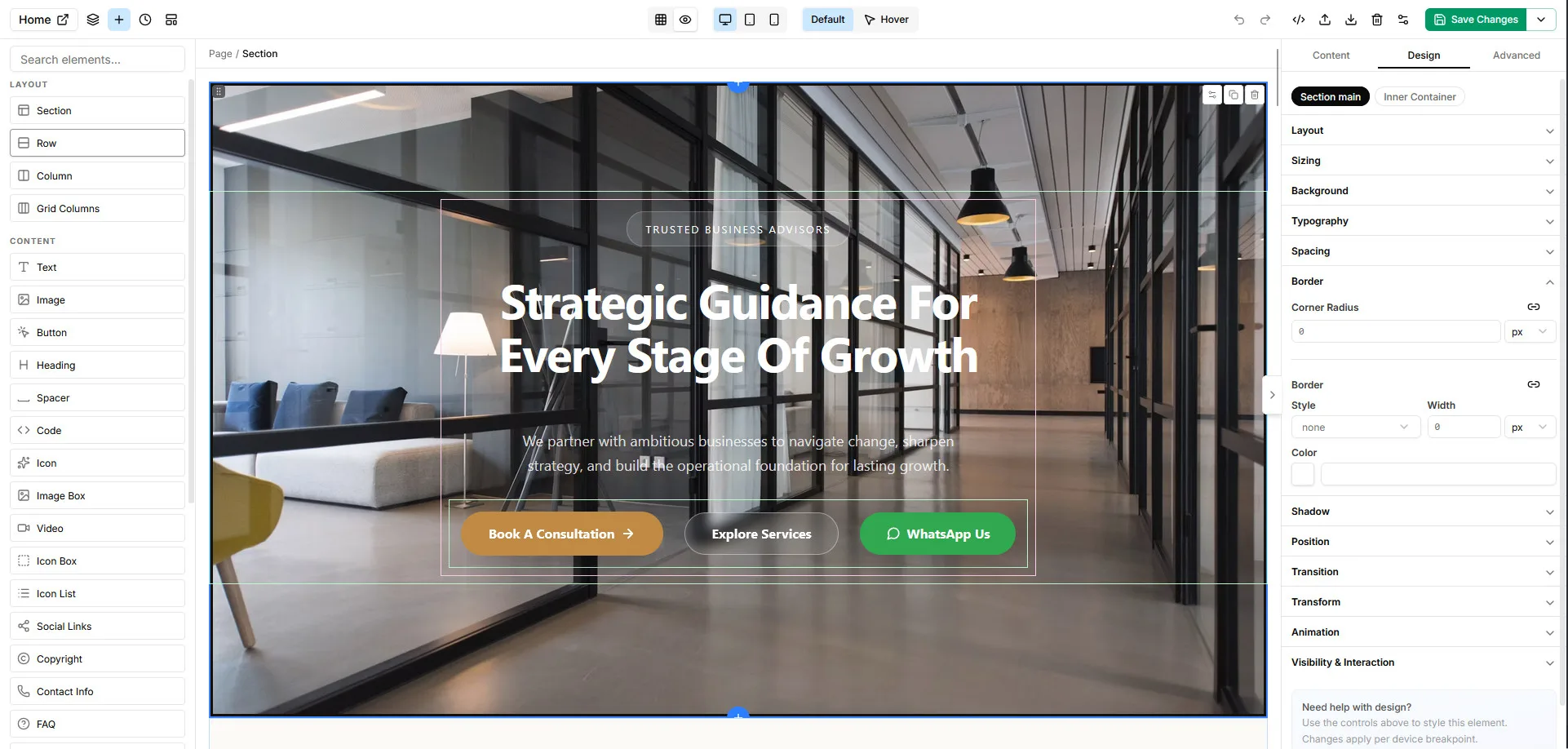 Drop Drop Page Builder